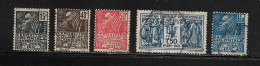 FRANCE  ( FR2 - 204 )  1931  N° YVERT ET TELLIER  N°  270/274 - Gebraucht