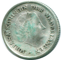 1/10 GULDEN 1960 ANTILLAS NEERLANDESAS PLATA Colonial Moneda #NL12336.3.E.A - Niederländische Antillen