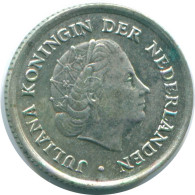 1/10 GULDEN 1966 NIEDERLÄNDISCHE ANTILLEN SILBER Koloniale Münze #NL12764.3.D.A - Antillas Neerlandesas