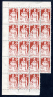 RC 27754 INDOCHINE COTE 36€ N° 271 - 20c AMIRAL CHARNER 24 EXEMPLAIRES NEUF (*) MNG - Neufs