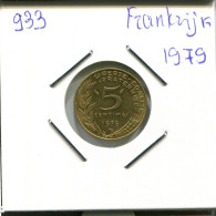 5 CENTIMES 1979 FRANKREICH FRANCE Französisch Münze #AN021.D.A - 5 Centimes