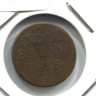 1815 BATAVIA VOC DUIT NEERLANDÉS NETHERLANDS Colonial Moneda #VOC2068.10.E.A - Indes Neerlandesas