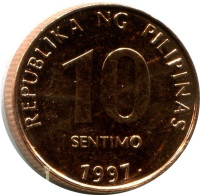 10 CENTIMO 1997 PHILIPPINEN PHILIPPINES UNC Münze #M10007.D.A - Filippijnen