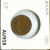 1 PENNY 1971 IRLANDE IRELAND Pièce #AU918.F.A - Ireland