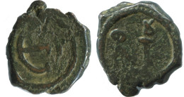 FLAVIUS JUSTINUS II CYZICUS Ancient BYZANTINE Coin 1.8g/15mm #AB429.9.U.A - Bizantine