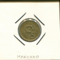 5 CENTIMES 1974 MARRUECOS MOROCCO Moneda #AS092.E.A - Maroc