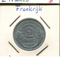 2 FRANCS 1948 FRANKREICH FRANCE Französisch Münze #AM347.D.A - 2 Francs