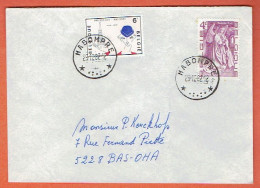 37P - Relais Mabompre 1982 Vers Bas-Oha - Sternenstempel