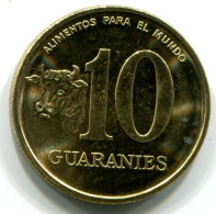 10 GUARANIES 1996 PARAGUAY UNC Coin #W11487.U.A - Paraguay