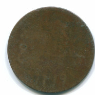 1 KEPING 1804 SUMATRA BRITISH EAST INDIES Copper Koloniale Münze #S11756.D.A - India