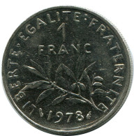 1 FRANC 1978 FRANCE Pièce #AZ422.F.A - 1 Franc