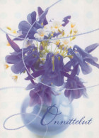 FLORES Vintage Tarjeta Postal CPSM #PBZ090.A - Flowers