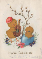 EASTER CHICKEN EGG Vintage Postcard CPSM #PBO771.A - Pasqua