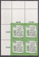 1982 , Mi 1711 ** (1) - 4er Block Postfrisch - Freimarke : Schönes Österreich - Riezlern , Kleinwalsertal - Neufs