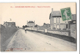 CPA 61 Condé Sur Huisne Route De Bretoncelles - Sonstige & Ohne Zuordnung