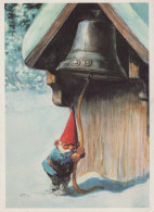 WEIHNACHTSMANN SANTA CLAUS Neujahr Weihnachten GNOME Vintage Ansichtskarte Postkarte CPSM #PAU445.A - Santa Claus