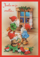 WEIHNACHTSMANN SANTA CLAUS Neujahr Weihnachten GNOME Vintage Ansichtskarte Postkarte CPSM #PAU355.A - Santa Claus