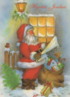 WEIHNACHTSMANN SANTA CLAUS Neujahr Weihnachten Vintage Ansichtskarte Postkarte CPSM #PAU360.A - Santa Claus