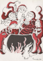 WEIHNACHTSMANN SANTA CLAUS Neujahr Weihnachten GNOME Vintage Ansichtskarte Postkarte CPSM #PAU305.A - Santa Claus
