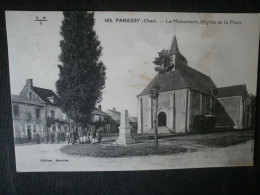 PARASSY EGLISE ET PLACE - Autres & Non Classés