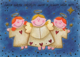 ENGEL Neujahr Weihnachten Vintage Ansichtskarte Postkarte CPSM #PAS728.A - Angels