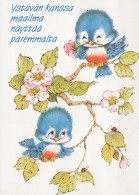UCCELLO Animale Vintage Cartolina CPSM #PAN189.A - Birds