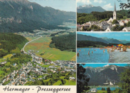 Hermagor, Presseggersee - Multiview - Austria - Used Stamped Postcard - Austria1 - Sonstige & Ohne Zuordnung