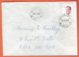 37P - Relais Wavreille 1983 Vers Bas-Oha - Sternenstempel