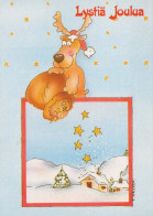 WEIHNACHTSMANN SANTA CLAUS Neujahr Weihnachten GNOME Vintage Ansichtskarte Postkarte CPSM #PAY473.A - Santa Claus