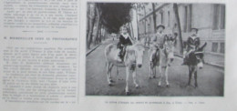 1922 Vichy LE PRINCE D ANNAM  En Promenade A Dos D Ane  Empereur SM KHAI DINH - Non Classés