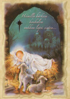 JÉSUS-CHRIST Bébé JÉSUS Noël Religion Vintage Carte Postale CPSM #PBP675.A - Gesù