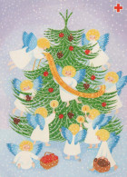 ANGELO Natale Vintage Cartolina CPSM #PBP344.A - Engel