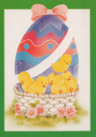 PÂQUES POULET ŒUF Vintage Carte Postale CPSM #PBO854.A - Easter