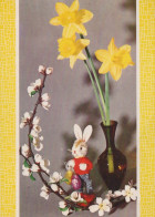 EASTER RABBIT Vintage Postcard CPSM #PBO406.A - Pasqua