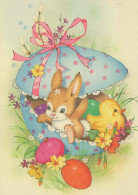 EASTER RABBIT Vintage Postcard CPSM #PBO496.A - Easter