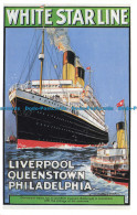 R656906 White Star Line. Liverpool Queenstown Philadelphia. Dalkeith Publishing. - World