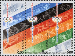 Russland 2008, Mi. 1458-60 ZD ** - Unused Stamps