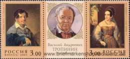 Russland 2001, Mi. 896-97 ZD ** - Ungebraucht