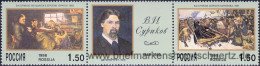 Russland 1998, Mi. 639-40 ZD ** - Unused Stamps