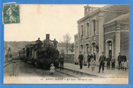 76 - Seine Maritime - Saint Saens - La Gare Vue Sur La Voie (N15843) - Saint Saens