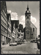 AK Böblingen, Partie Am Marktplatz Mit Stadtkirche  - Böblingen