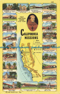 R655505 California Missions. Map Showing The Location Of The Missions. Western P - World