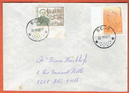 37P - Relais Seny 1982 Vers Bas-Oha - Postmarks With Stars