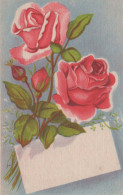 FIORI Vintage Cartolina CPSMPF #PKG021.A - Flowers