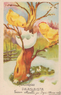 OSTERN KIRCHE Vintage Ansichtskarte Postkarte CPA #PKE245.A - Ostern