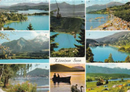 Karntner Seen  - Multiview - Austria - Used Stamped Postcard - Austria2 - Sonstige & Ohne Zuordnung