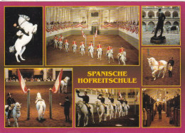 Spanish Riding School, Vienna - Multiview - Austria - Used Stamped Postcard - Austria2 - Sonstige & Ohne Zuordnung