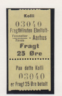 Denemarken Autobuspost  Cat. DFBK: Busbiljetten Lijn Ebeltoft-Aarhus 1  Stuk - Other & Unclassified
