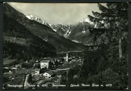 Macugnaga Borca - Panorama - Sfondo MOnte Rosa - Viaggiata 1958 - Rif. 30257 - Other & Unclassified