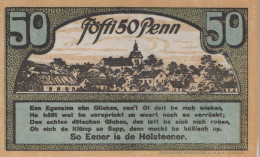 50 PFENNIG 1920 Stadt AHRENSBOK Oldenburg UNC DEUTSCHLAND Notgeld #PH937 - [11] Emissions Locales